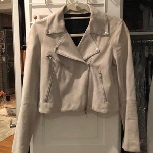 Club Monaco Gray Suede Jacket